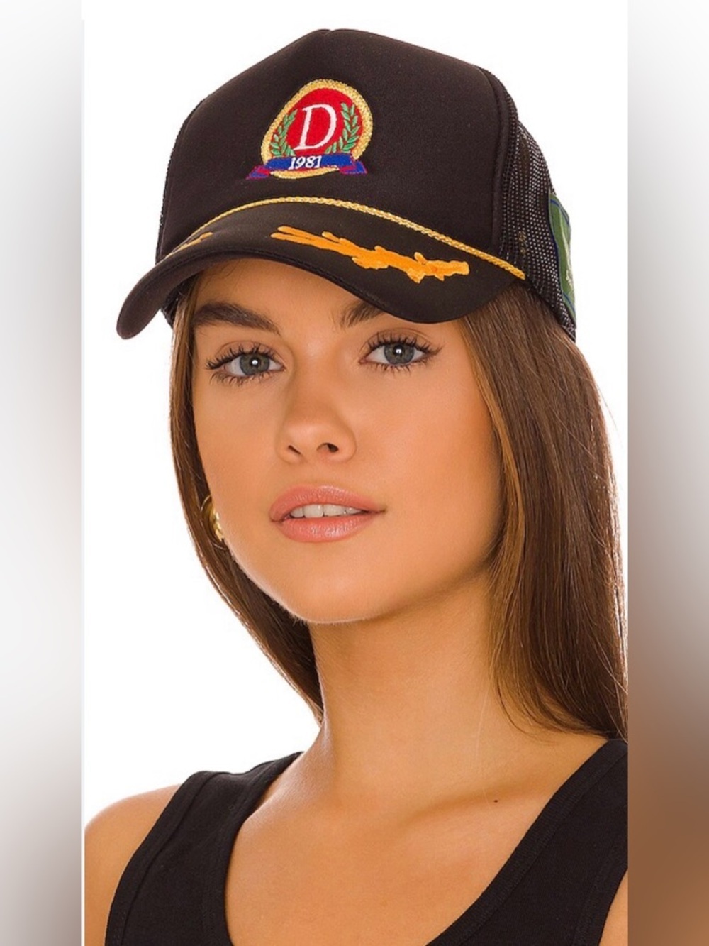 Danzy Black Logo Trucker Hat - Picture 7 of 7